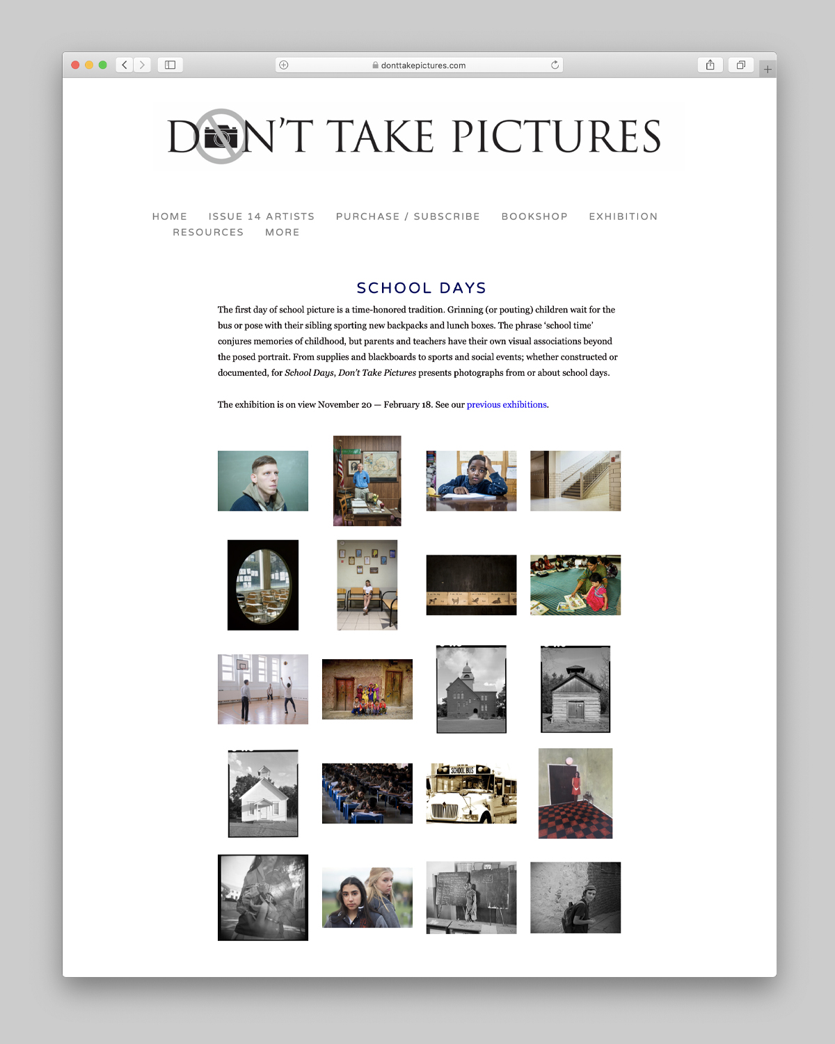 Don't Take Pictures